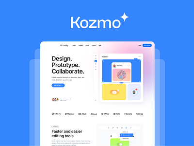 Kozmo - Framer Template business framer saas template ui web web design