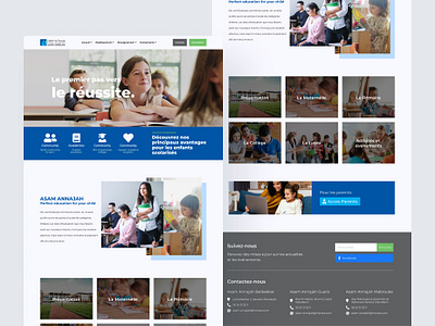 School Homepage UI Concept app design design education figma figma design homepage design school school webdesign school website student ui ui design ui ux user interface web design website ui