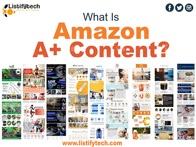 Amazon A+ Content | Listifytech amazon amazon ebc amazon listing amazon listing images amazon marketing amazon product description amazonsellers apluscontentcreation design ebc enhance brand content graphic design illustration listing images online retail product graphics productenhancement productpresentation ui visualmerchandising