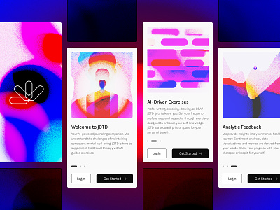 App Welcome Screens app application branding figma graphic design illustration logo mobile ui welcome