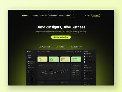 SaaS Web UI Design Concept design figma ui website