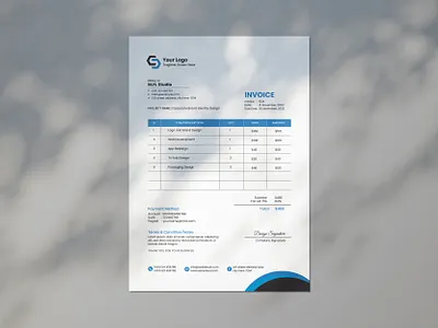 Invoice/Cash Memo Design cash memo design cash memo template design design graphic design invoice design invoice design pdf invoice templates design invoice themes letterhead stationery design