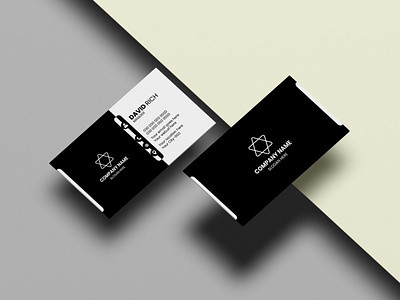 Minimalistic business card design adobe illustrator black branding business business card card clean corporate creative dark design employee graphic design identity illustration logo modern office premium visiting