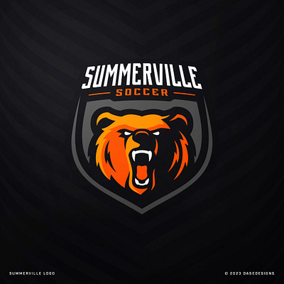 Summerville Bears Logo bear head bear sports logo bears dasedesigns esports esports logo gaming illustration logo mascot logo sports logo