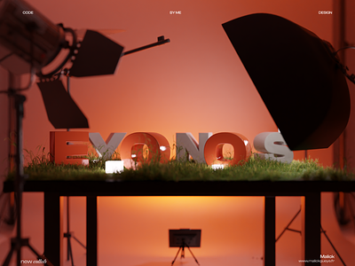 Eyonos - Digital Agency 3d agency blender design digitale agency landing page minimal minimalist portfolio product design services typography ui ux web design website