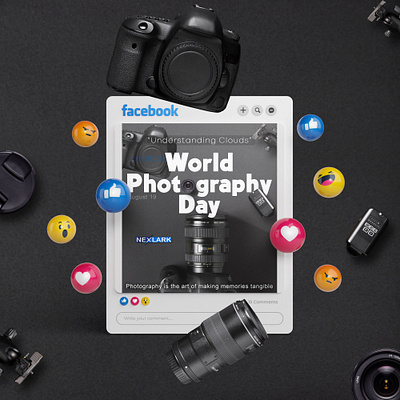 World Photography Day branding creative design facebook graphic design photography photoshop social media