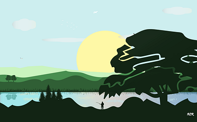 BONSAI TREE HILLS animation graphic design
