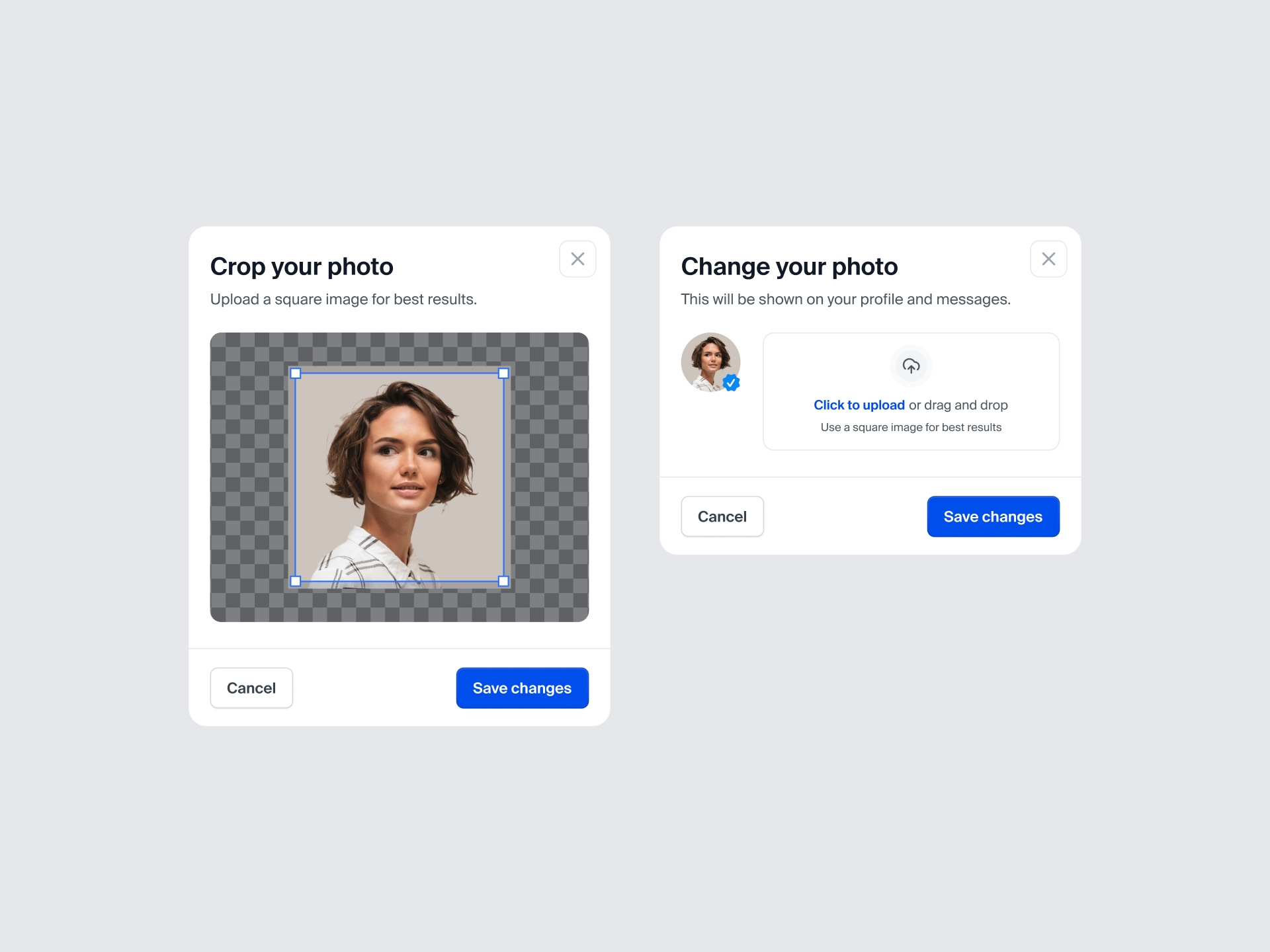 Bunch of modals — Untitled UI by Jordan Hughes® on Dribbble