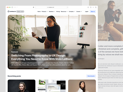 Blog feature — Untitled UI blog blog feature blog grid blog header blog home blog post minimal minimalism ui design web design