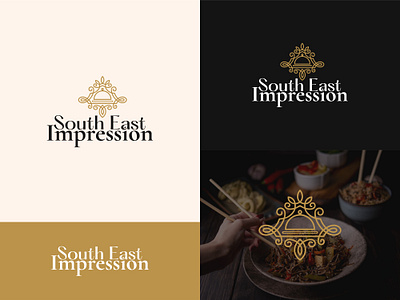 South East Restaurant Logo branding design graphic design logo minimal typography vector