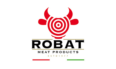 ROBAT MEAT PRODUCTS - LOGO DESIGN adobe photoshop adopbe illustrator farhad nahvy graphic design logo logo design