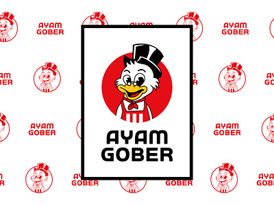 Ayam Gober animation branding graphic design logo motion graphics