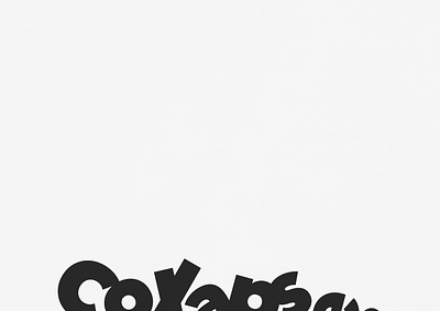 Collapse | Typographical Poster font graphics illustration letters poster sans serif simple text typography word