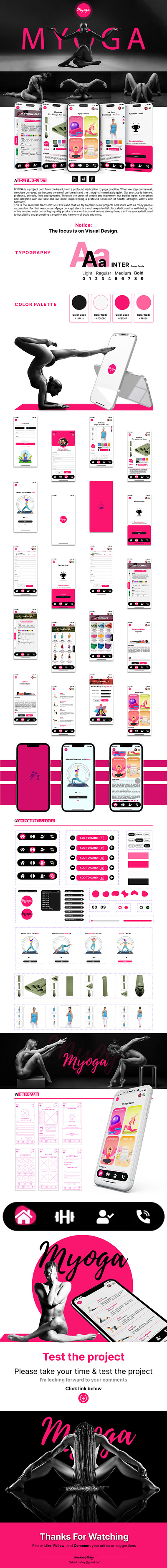 MYOGA - APP DESIGN app app desig farhad nahvy graphic design myoga ui ux web design