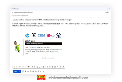 EMAIL SIGNATURE business email signature clickable email signature clickable html email signature clickable signature html email signature html signature outlook email signature outlook signature signature at outlook signature generator