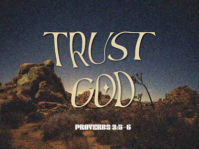 PCM Design Challenge | Trust God art artwork church design design challenge graphic design pcmchallenge prochurchmedia social media typography