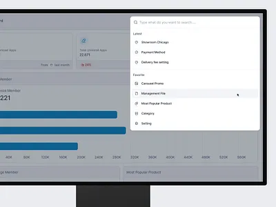 Phamatin - Search Menu command dashboard design dialog empty states graphic design popup saas search searchmenu ui ux website