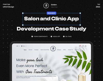 Salon & Clinic Appointment Booking App appointment branding clinic logo mobileui salon spa ui