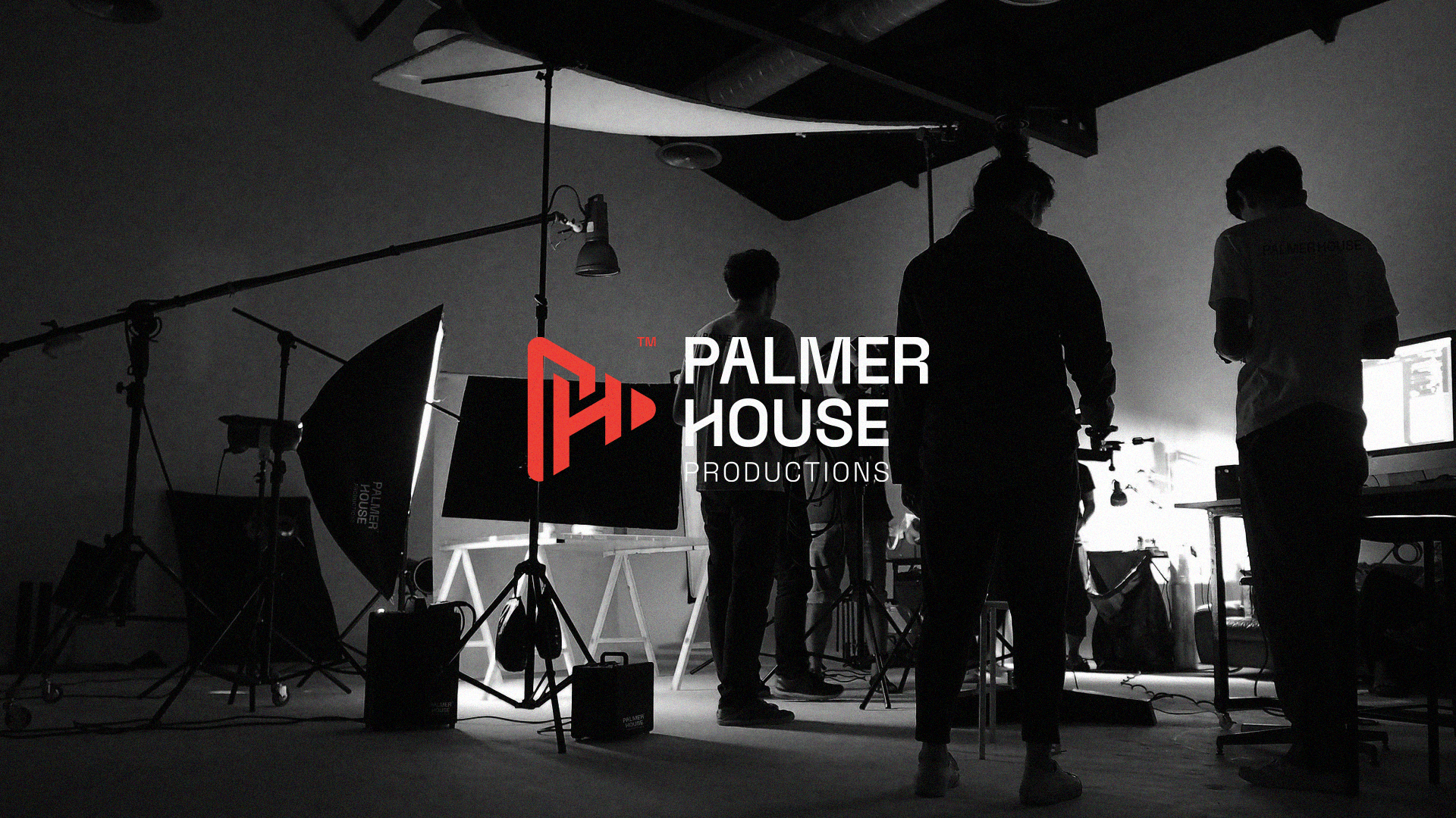 Palmer House Production Logo and Brand Identity. brand design brand identity branding cinema design graphic design high end videos logo logo design media production media production branding media production house media production logo ui vector video creator logo video production videographer logo