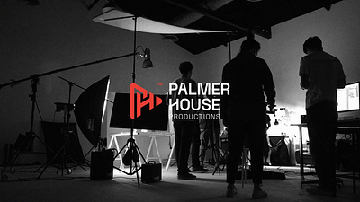 Palmer House Production Logo and Brand Identity. brand design brand identity branding cinema design graphic design high end videos logo logo design media production media production branding media production house media production logo ui vector video creator logo video production videographer logo