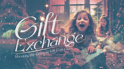 Gift Exchange branding church graphics design graphic design illustration logo sermon series vector