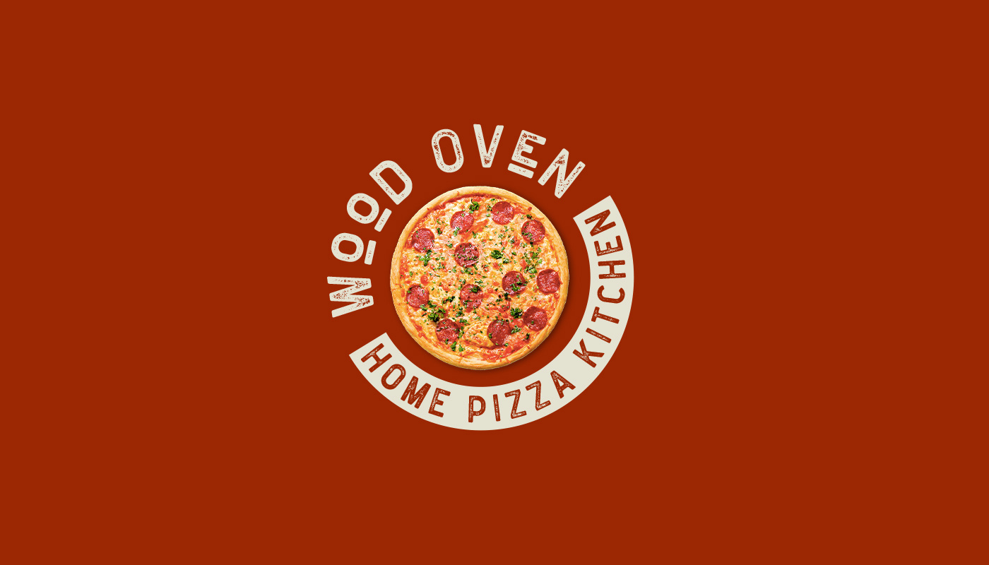 WOOD OVEN Pizza Restaurant logo & branding by Mr. Anis for Vision