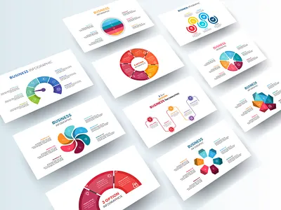 Business Infographic 3d branding diagram flowchart graphic design infographics vector