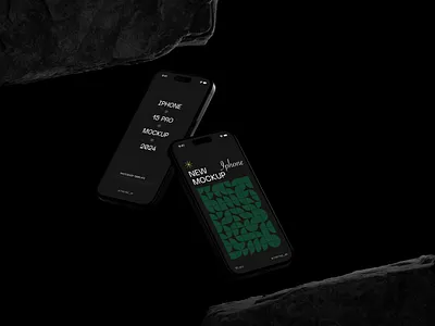 iPhone 15 pro – Device mockup branding design illustration iphone mockup template ui uiux
