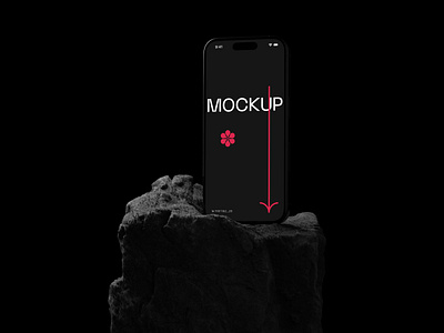 iPhone 15 pro – Device mockup 3d 3dmockup design illustration iphone mockup uiux