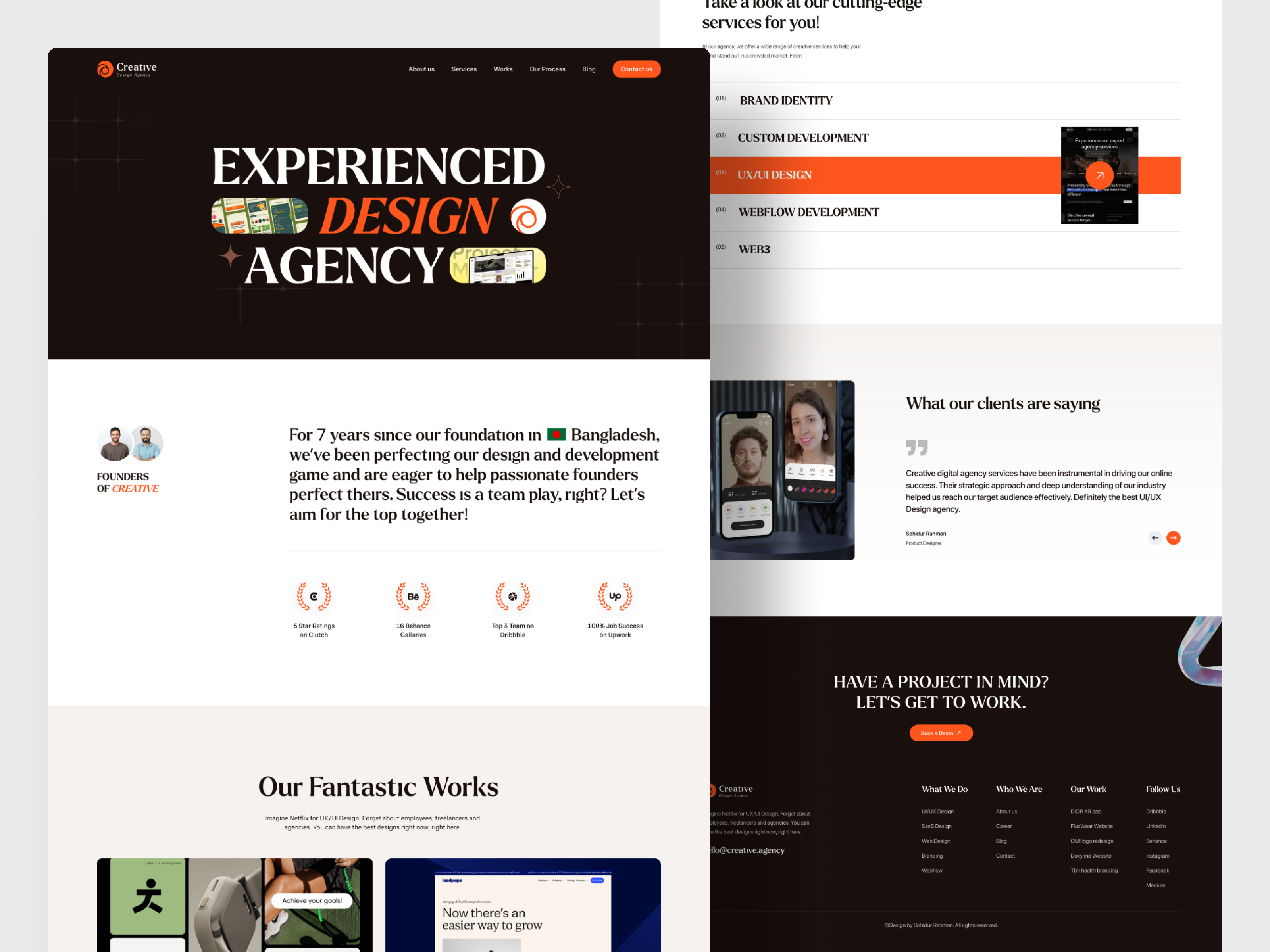 Example of Landing Page Design