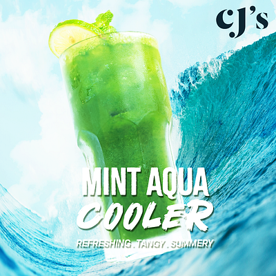 Mint Aqua Cooler adobe ai art branding design graphic design illustration mint photography photoshop poster