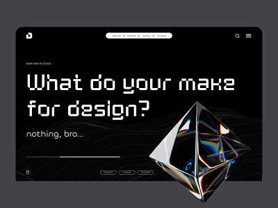 What do you make for design design graphic design land landig page landing marketing minimalism studio ui webdesign минимализм