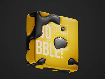 Wobble! 3d 3d art 3dar animation illustration motion graphics