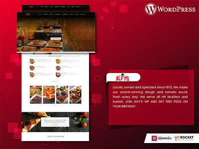 Restaurant Website Design Using Elementor | WordPress elementor web design website wordpress