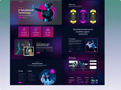 DataMatrix - Technology IT Solutions Website app background branding business design figma design gallery garden graphic design logo mobile app motion graphics technology ui user experience ux website website design wordpress