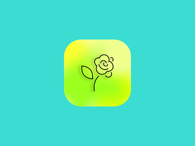 Daily UI Challenge #005 005 animation app icon dailychallenge dailyui design flower graphic design icon ui