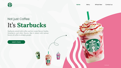 Redesign- Starbucks ui