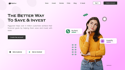 Redesign- Piggyvest ui