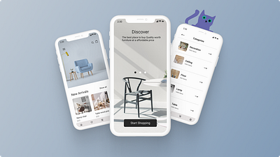Void ecommerce furniture store minimalistic new online furniture store simple ui ux