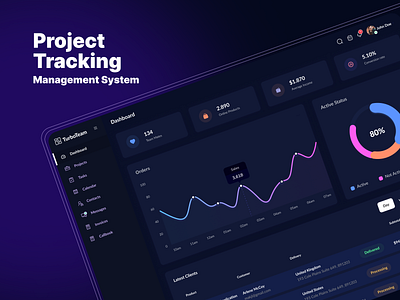 Project Tracking Management System- SAAS Product cms cms design creative dashboard crm dark mopde dashboard dashboard design design light mode management system modern dashboard project management project tracking saas saas product system design tracking ui design ui ux user experience