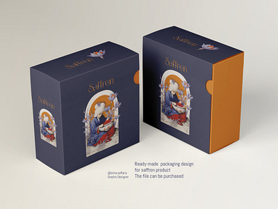 packaging design for saffron product arabic design arabic logo branding design dubai emirates graphic design illustration indian iranian saffron italy milan muscat oman package packaging packing saffron saffron package saffron packaging