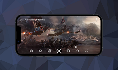 Daily UI 057 - Video Player avengers avengers: endgame daily daily 100 challenge daily ui 057 daily ui 57 dailyui dailyui057 dailyui57 design endgame ui uiux ux video player videoplayer