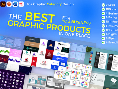 Business Template Collection. Startup Business Graphic Products branding business collection business id business products graphic collection graphic design graphic products infographic collection logo collection products collection products design ui