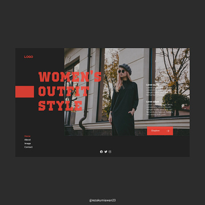 Fashion Store Landing Page ui