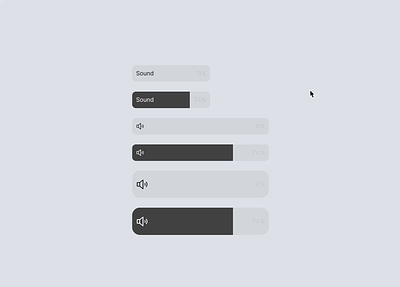 Slider component dashboard ui kit design system ui design