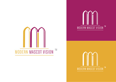 MODERN MASCOTT VISION/Logo Design branding graphic design logo logo design m letter minimal logo