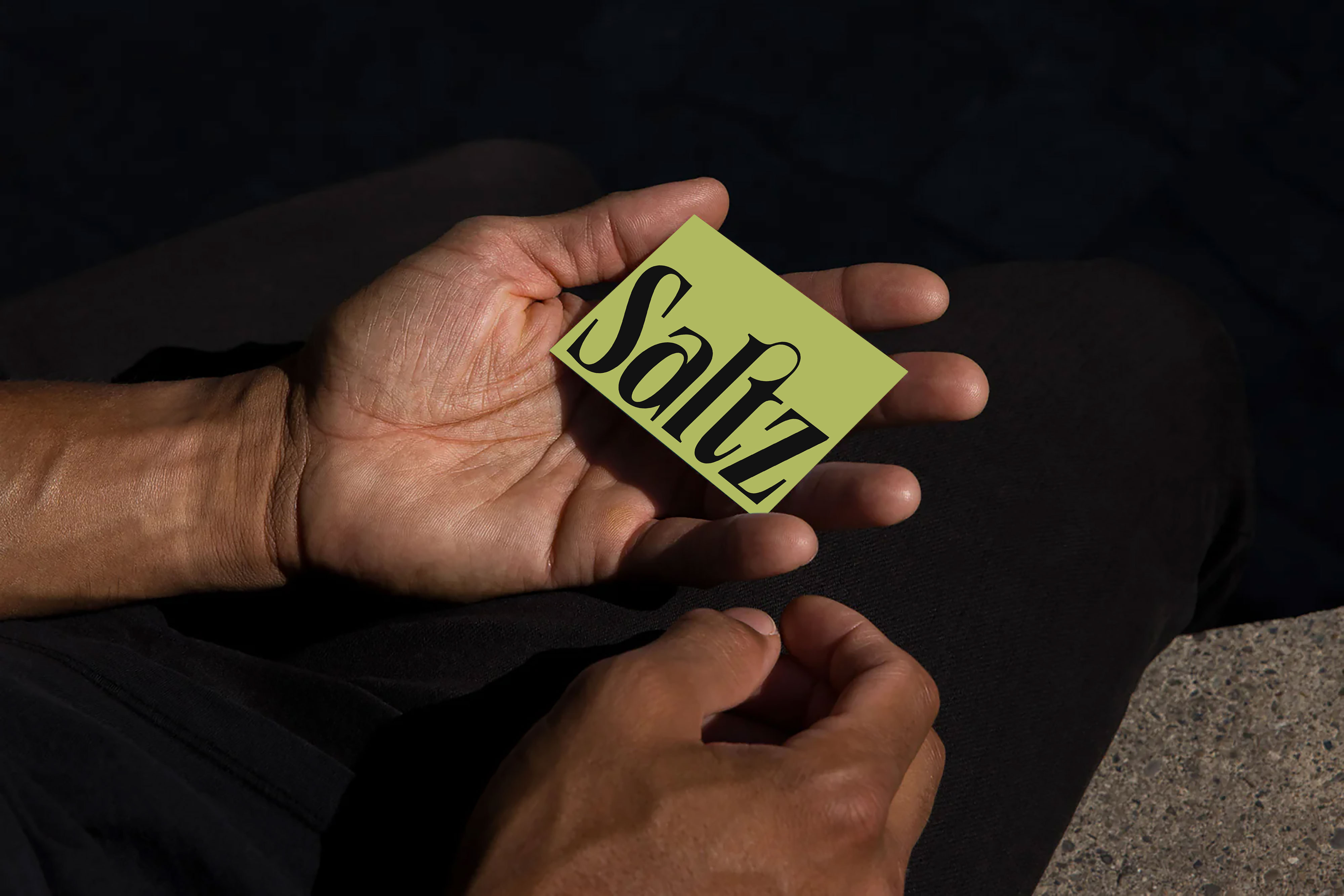 Saltz brand identity branding business card design graphic design identity juste ligature lithuania logo navickaite typography vilnius wordmark