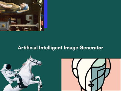 AI Image Generator App - 1 week duration - UK Client. ai design inspiration ui