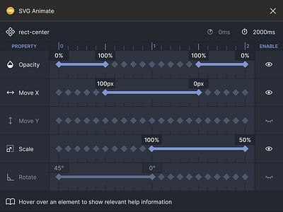 Keyframe Editor animation app design editor keyframe timeline ux