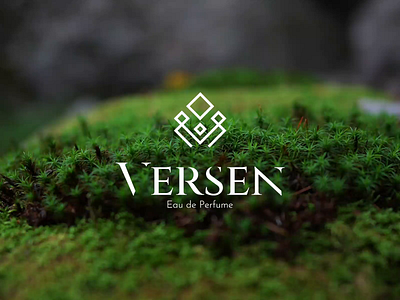 Versen - Perfume Branding aesthetic logo brand brand identity branding branding ideas design graphic design green green logo logo logo design minimalist minimalist logo modern logo motion graphics nature perfume perfume branding perfume logo simple logo